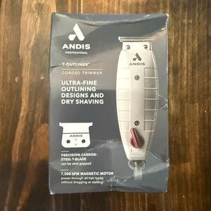 Andis T-Outliner Corded Trimmer - Gray and Black